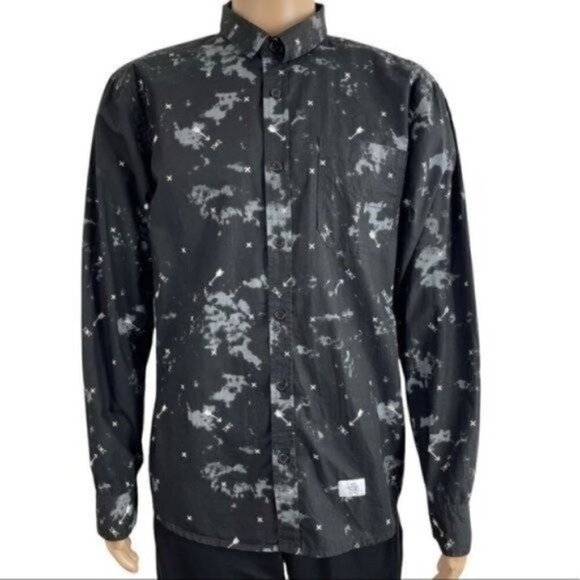 US VERSUS THEM button down arrows Long Sleeve shirt size XL - Picture 1 of 10